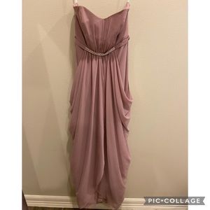 Deep Blush Bridesmaid Dress